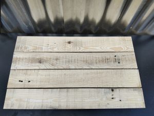 reclaimed wood diy canvas / wall base/tray